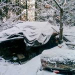 Shelter im Winter - 3 Jahre im Wald